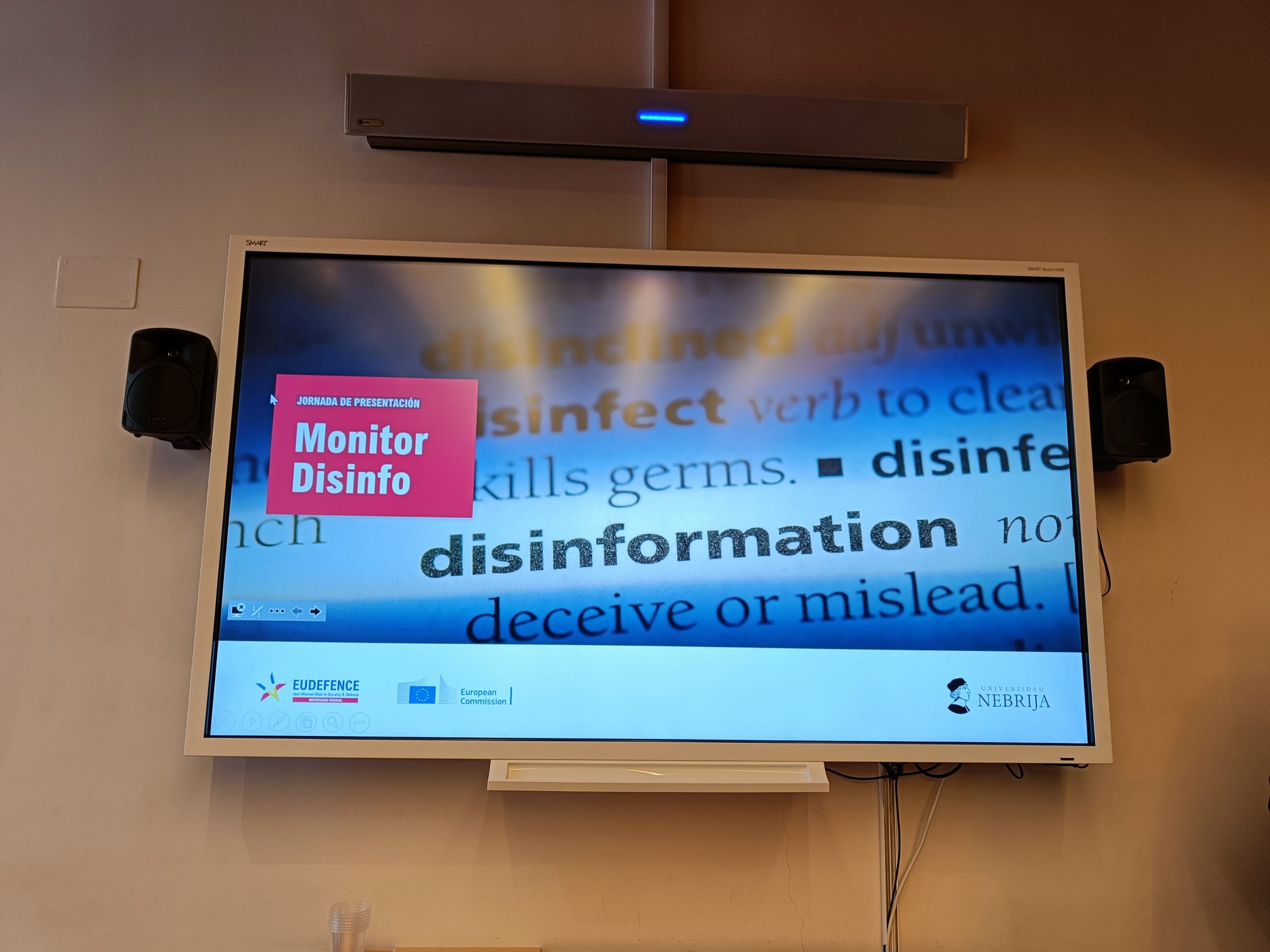 Presentamos Monitor Disinfo en la Universidad Nebrija