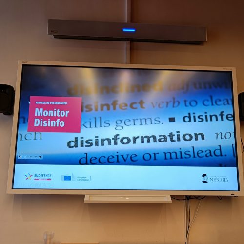 Presentamos Monitor Disinfo en la Universidad Nebrija