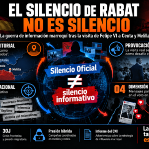 El silencio de Rabat no es silencio. La guerra de información marroquí tras la visita de Felipe VI a Ceuta y Melilla.